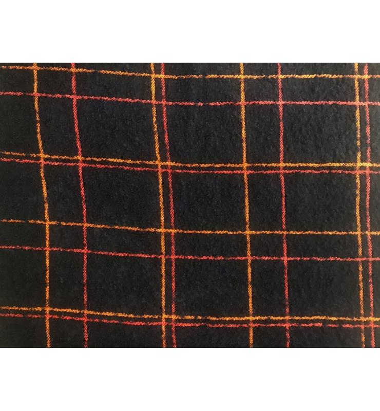 馬海毛圈圈格子